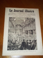 Le Journal Illustré 1878 N° 6 Du 3 02 1878 Espagne Mariage Royal , Funerailles Victor Emmanuel II, Accident Rue Montreui - 1850 - 1899