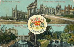 Postcard United Kingdom England Cambridge King's Parade Trinity College St. John's College - Cambridge
