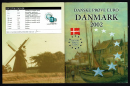 DANMARK - Set Complet MINT - Fleurs De Coins - YEAR 2002. - Essais Privés / Non-officiels