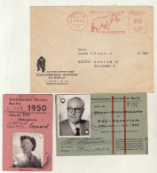 Documents Carte De Membre Enveloppe Parc Zoologique De Berlin Zoo - Other & Unclassified