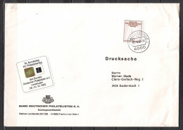 MiNr. 666; 100 J. Berliner Philharmonisches Orchester, Auf Portoger. Drucksache Von Frankfurt Nach Duderstadt; C-291 - Brieven En Documenten