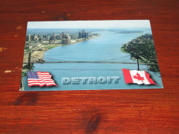 66713-               THE AMBASSADOR BRIDGE, DETROIT MICHIGAN / WINDSOR ONTARIO - Detroit