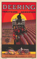PUBLICITE - Deering  - Tracteurs Agricoles - Colorisé - Carte Postale Ancienne - Publicité