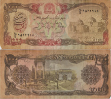 Afghanistan 1000 Afghanis SH1358 (1979) P-61а Banknote Middle East Currency  #5125 - Afghanistán