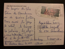 CP Pour La FRANCE ETIQUETTE ALMANSA 70 PTS OBL.MEC.27 04 00 PTO DEL CARMEN - Timbres De Distributeurs [ATM]