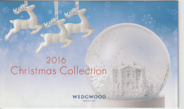 Brochure About Wedgwood Christmas Collection 2016 - Autres & Non Classés