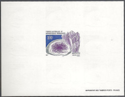 Feuillet Gommé Taaf/fsat Mineraux Améthyste YVT 213 Mnh** - Ongetande, Proeven & Plaatfouten