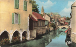 FRANCE - Chartres - Les Vieux Quartiers Des Bords De L'Eure Et La Cathédrale - Carte Postale Ancienne - Chartres