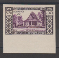 LAOS  1952  PAGODE  BOUDHISME  IMPERF  **MNH Réf IMP 1952 - Buddismo