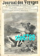 Journal Des Voyages 1878  N° 57 Argentine Gauchos , Chasse Aux Gorilles , Lady Alice Bateau De Stanley Hippopotames - 1850 - 1899