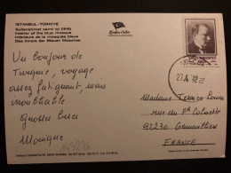 CP Pour La FRANCE TP 1000 L OBL.27 4 92 SELCUK - Covers & Documents