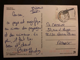 CP Pour La FRANCE TP OISEAU TOCKUS FLAVIROSTRIS 50/ OBL.7 NO 00 UKUNDA - Kenya (1963-...)