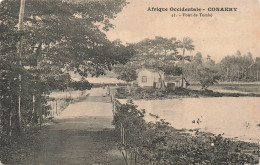 GUINEE - Afrique Occidentale - Conakry - Vue Sur Le Pont De Tombo - Carte Postale Ancienne - Guinea