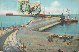 Postcard United Kingdom England Dover Admirality Pier And Coal Ship - Dover