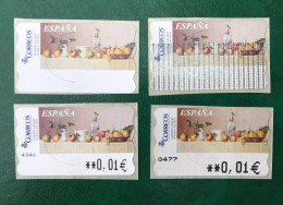 España Spain 2004, ATM ETIQUETA, BODEGÓN Con Sifón, Etiqueta Barrada Y Blanca, 2 Atm Valor Mínimo EPELSA, Nuevos ** - Vignette [ATM]