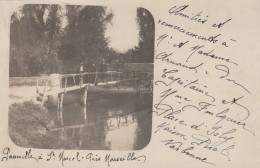 13 / MARSEILLE / SAINT MARCEL / CARTE PHOTO / LA PASSERELLE 1905 - Saint Marcel, La Barasse, St Menet