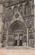 FRANCE - Meaux - Portail De La Cathédrale - Place Saint-Étienne - Carte Postale Ancienne - Meaux