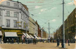 Postcard United Kingdom England Liverpool Lord Street Tram - Liverpool