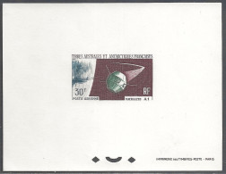 Épreuve De Luxe  Taaf/fsat  Space Cosmos Satellite YVT PA 11 - Imperforates, Proofs & Errors