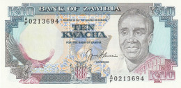ZAMBIA  10 Kwacha   ND/1989 P-31   UNC - Zambie