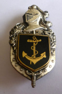 INSIGNE GENDARMERIE MARITIME, Fond Noir - DRAGO - Polizia