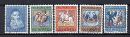 MONK728 - SVIZZERA 1965 : Unificato N. 747/751 . Used .  PRO PATRIA - Used Stamps