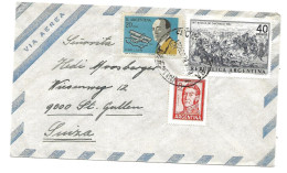 237 - 16 - Enveloppe Envoyée De Buenos Aires En Suisse 1974 - Cartas & Documentos