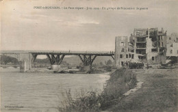 Pont à Mousson * Le Pont Réparé , Juin 1919 * Un Groupe De Prisonniers De Guerre * Ww1 Guerre 1914 1918 - Pont A Mousson