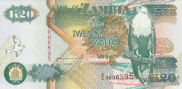 ZAMBIA  20 Kwacha   ND/1992   P-36   UNC - Zambie