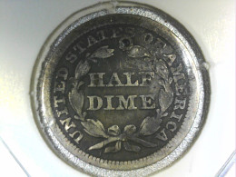 Coin, United States, Seated Liberty Half Dime, Half Dime, 1845, U.S. M - Altri – America