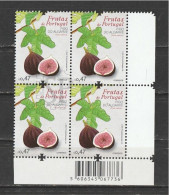 Portugal 2017 Frutas De Figo Algarve Fruit Futa Fig Food Corner Sheet Imprensa Nacional Casa Moeda Canto De Folha Code - Full Sheets & Multiples