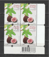 Portugal 2017 Frutas De Figo Algarve Fruit Futa Fig Food Corner Sheet Imprensa Nacional Casa Moeda Canto De Folha Code - Hojas Completas