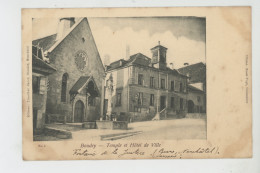 SUISSE - NEUCHATEL - BOUDRY - Temple Et Hôtel De Ville - Boudry