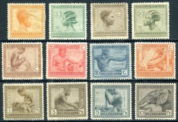 Belgian Congo - 106/117 - 88/111 - Vloors - 1923 - MNH - Nuevos