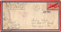 (N107) USA SCOTT # C 25 - Army Examiner 19031 - U.S.Army Postal Service - 1945 - 1c. 1918-1940 Cartas & Documentos