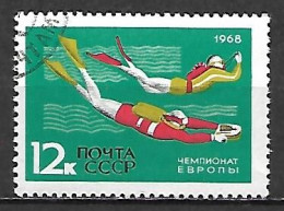 URSS  /  RUSSIE    -      PLONGEE   .     Oblitéré - Diving