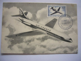 Avion / Airplane / AIR FRANCE / Caravelle / Carte Maximum - 1946-....: Era Moderna