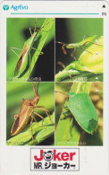 Rare Télécarte JAPON / 110-011 - SERIE JOKER AGREVO - ANIMAL INSECTE - INSECT JAPAN Phonecard / Germany Rel. - 302 - Autres & Non Classés