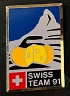 SWISS TEAM 91 - CURLING - CERVIN - MONTAGNE - BERG - MOUNTAIN - FROMAGE - CHEESE - KÄSE - EQUIPE SUISSE - SCHWEIZ - (33) - Winter Sports