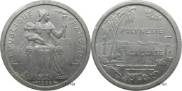 Polynésie Française - Territoire Français D'outre-mer - 1 Franc 1965 - SUP/AU58 - Mon6074 - Polinesia Francesa