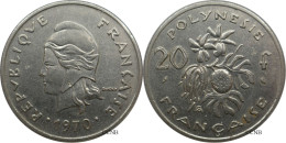 Polynésie Française - Territoire Français D'outre-mer - 20 Francs 1970 - SUP/AU55 - Mon6081 - Polinesia Francesa