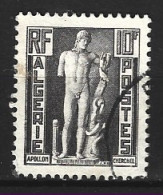 ALGERIE. N°288 Oblitéré De 1952. Apollon De Cherchell. - Usati