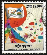 INDIA 2023 G20 Summit USA, Russia, China,Japan,France, Germany, Italy, Turkey,Saudi Arabia, UK, Korea,Brazil, Used (**) - Used Stamps