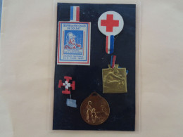 Lot De 5 épingles Patriotiques - Militaria - Guerre 1914/1918 - Décorations - Insignes - - Frankreich