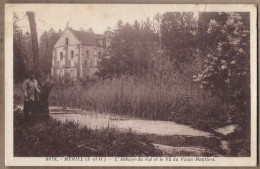 CPA 95 - MERIEL - L'Abbaye Du Val Et Le Rû Du Vieux Moutiers - TB PLAN Cours D'eau + Edifice Religieux - Meriel