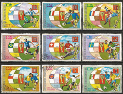 Equatorial Guinea 1973 - Mi 275/83 - YT 36A To 36G + Pa 21A/21B ( World Football Cups Jules Rimet ) Complete Set - Sonstige & Ohne Zuordnung