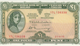 Ireland - Republic, 1 Pound, 1975  UNC - Irlande