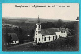 * Warmifontaine - Grapfontaine (Neufchateau - Luxembourg) * (Carte Photo) Afflaissement Du Sol 29 Mars 1912, église - Neufchâteau