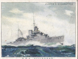 British Naval Craft 1939 - 12 HMS Effingham, Birmingham Class Cruiser -  Wills Cigarettes -  L Size - - Wills