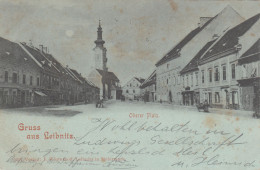 D9459) GRUSS Aus LEIBNITZ - Oberer Platz - MONDSCHEIN LITHO 1899 !! - Leibnitz